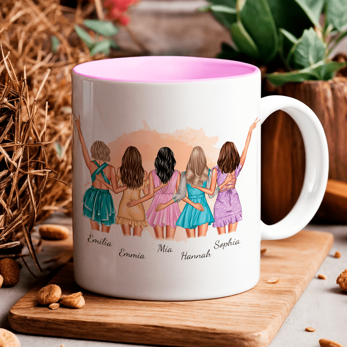 Tasse mit Foto Beste Freunde — Geschenk für die Freundin