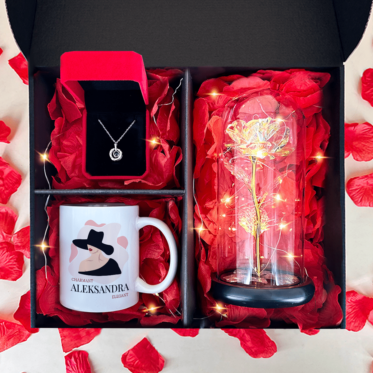Geschenkbox personalisiert Charmant und elegant für Frauen