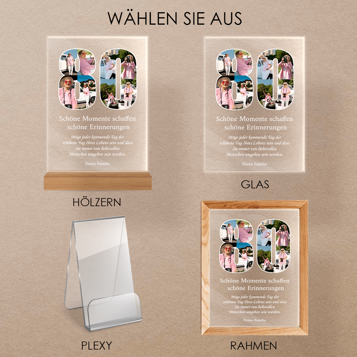 zum 80. geburtstag, Adamell.de