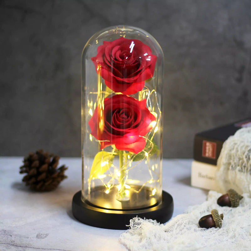 Ewige rote Rose im Glass, Geschenkideen für frauen, freundin, mama, valentinstag, geburstag, weihnachtsgeschenke, muttertagsgeschen, Weltfrauentag