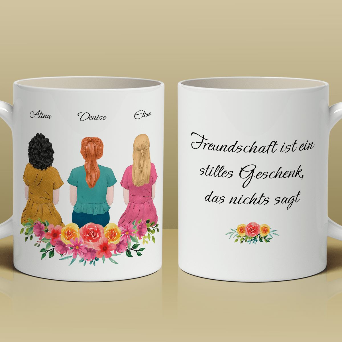 Prinzessin Tasse mit Name Personalisiert, Mädchen Geschenk