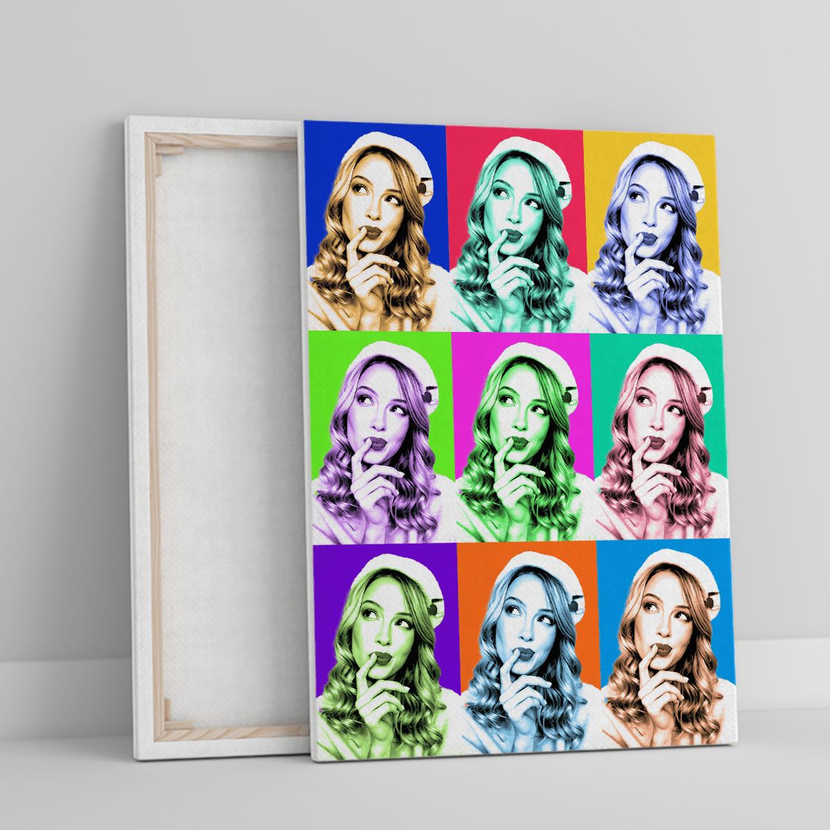 Portret Pop Art Druck Auf Leinwand Personalisiertes Geschenk portret-pop-art-druck-auf-leinwand-personalisiertes-geschenk
