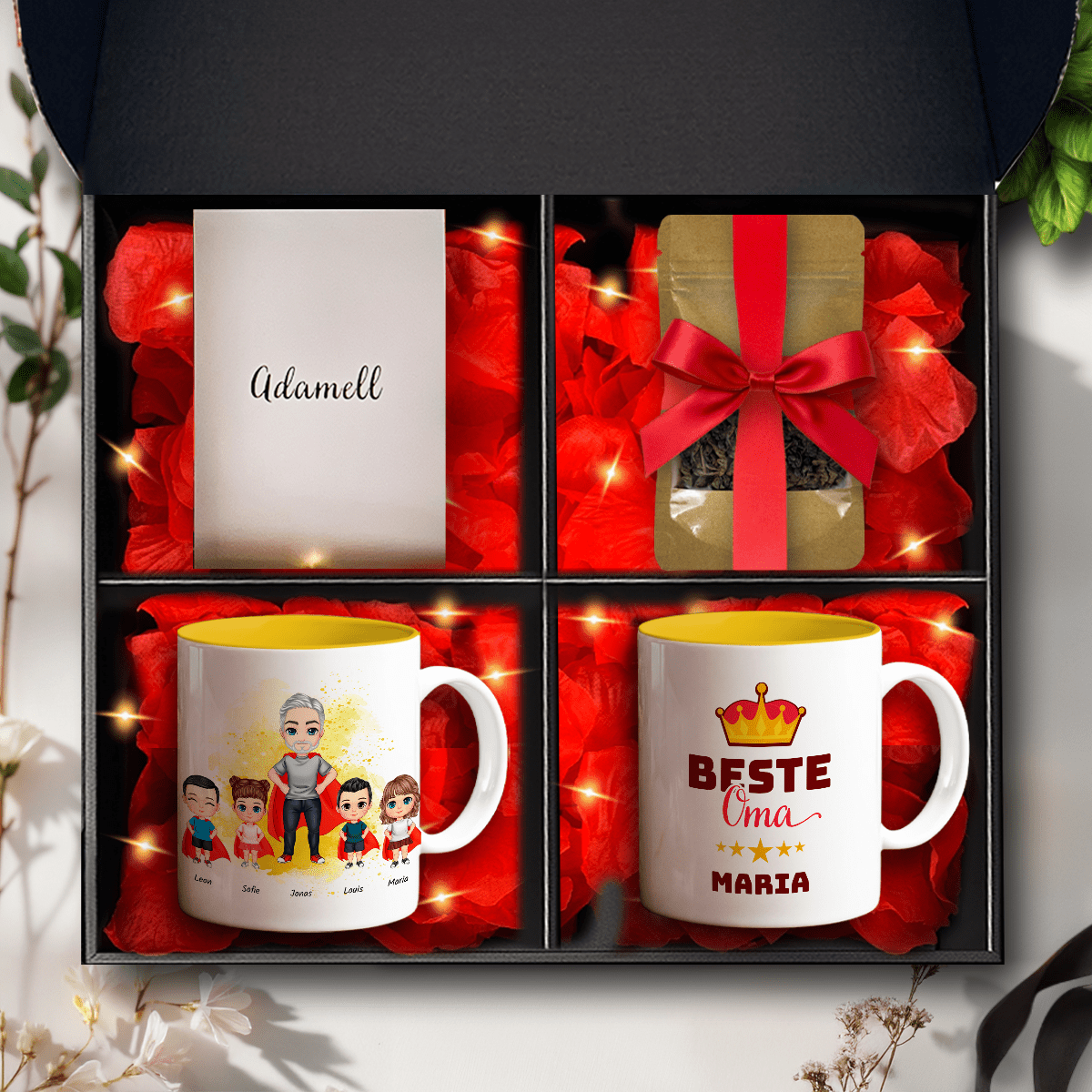 BOX 2xTasse + Tee - Adamell.de