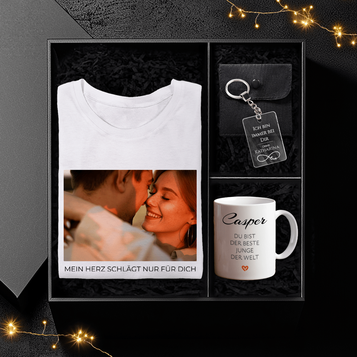 BOX T-Shirt + Tasse + Schlüsselanhänger - Adamell.de