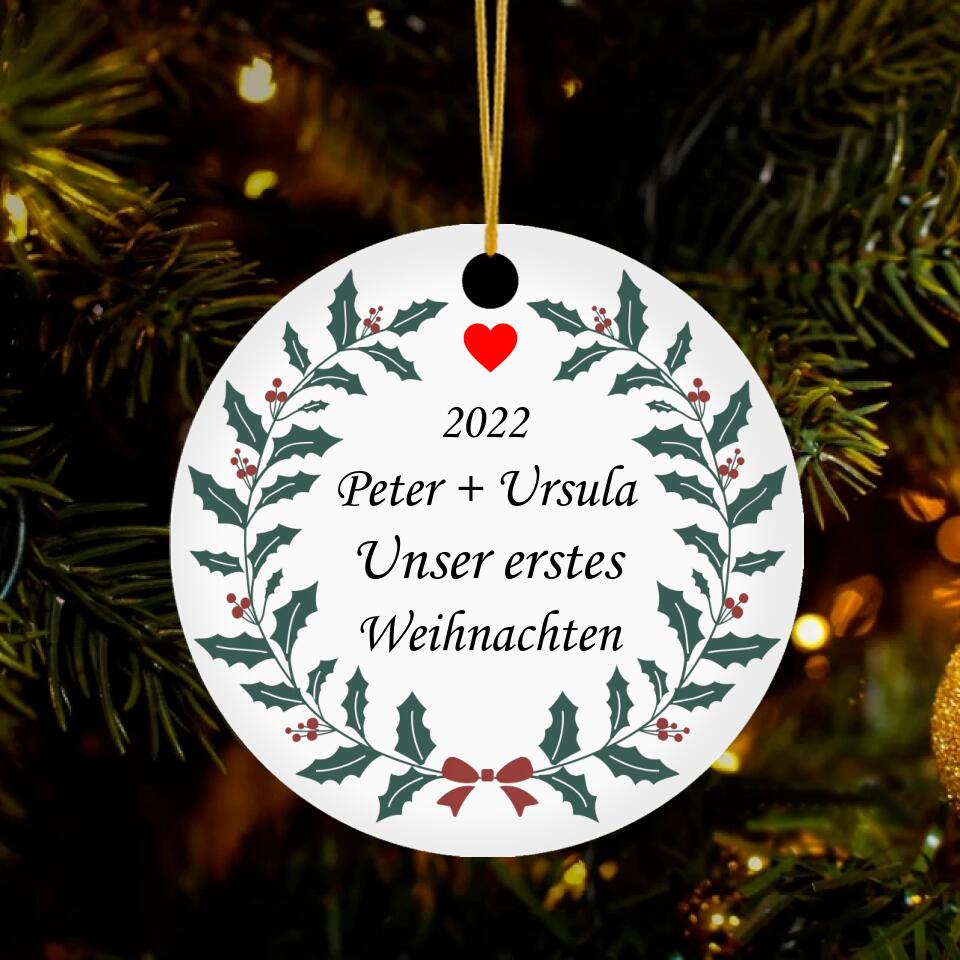 Personalisierte Weihnachtskugeln - Adamell.de