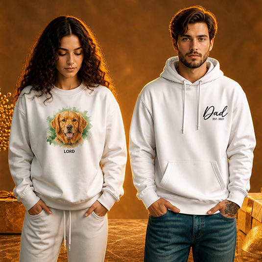Sweatshirt mit personalisiertem Aufdruck - Adamell.de
