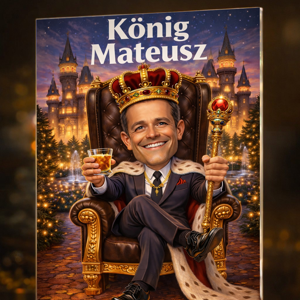 Du bist der König - Druck auf Glas, personalisiertes Geschenk für Mann