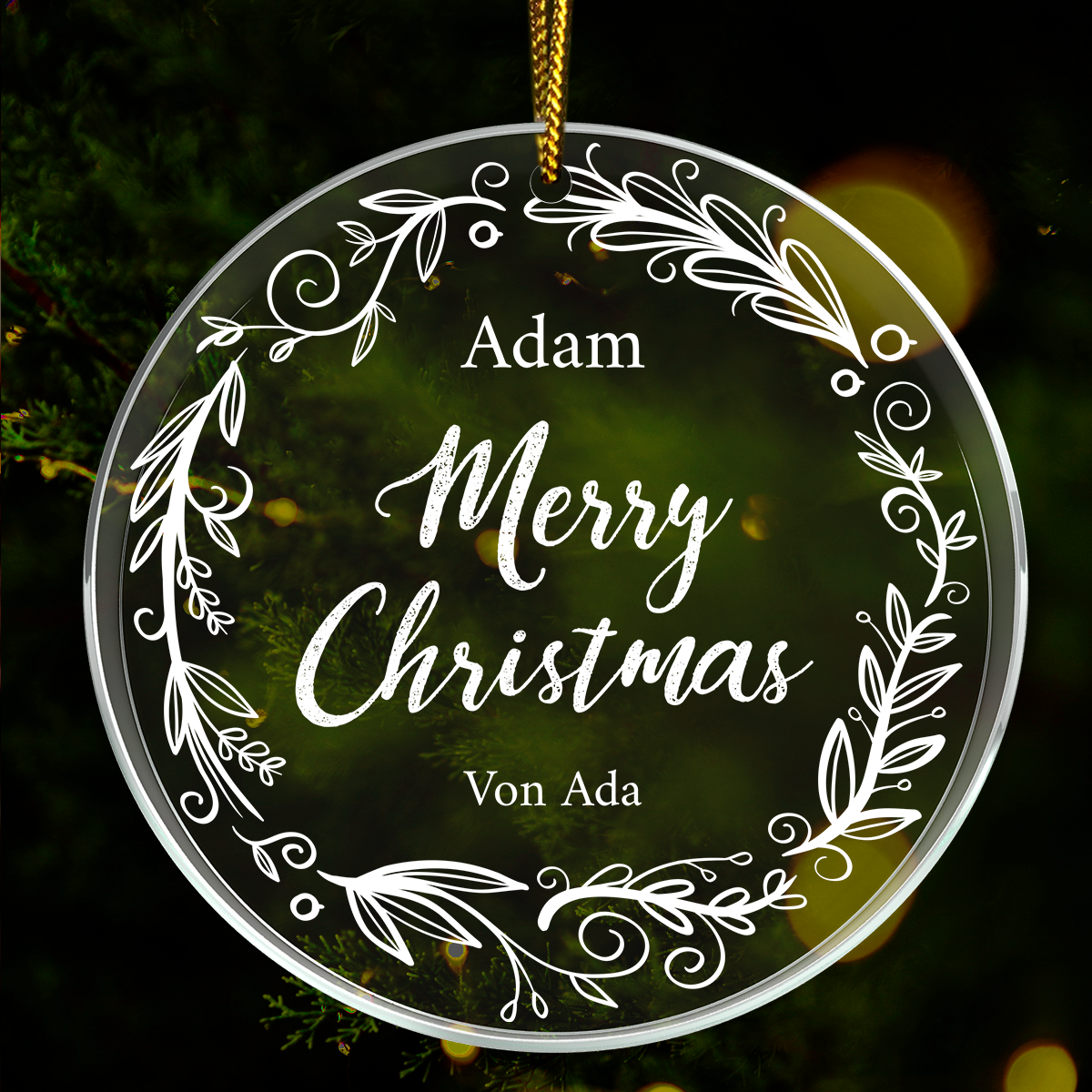 AsfasfasfMerry Christmas für Ihn – Weihnachtskugel für den Mann