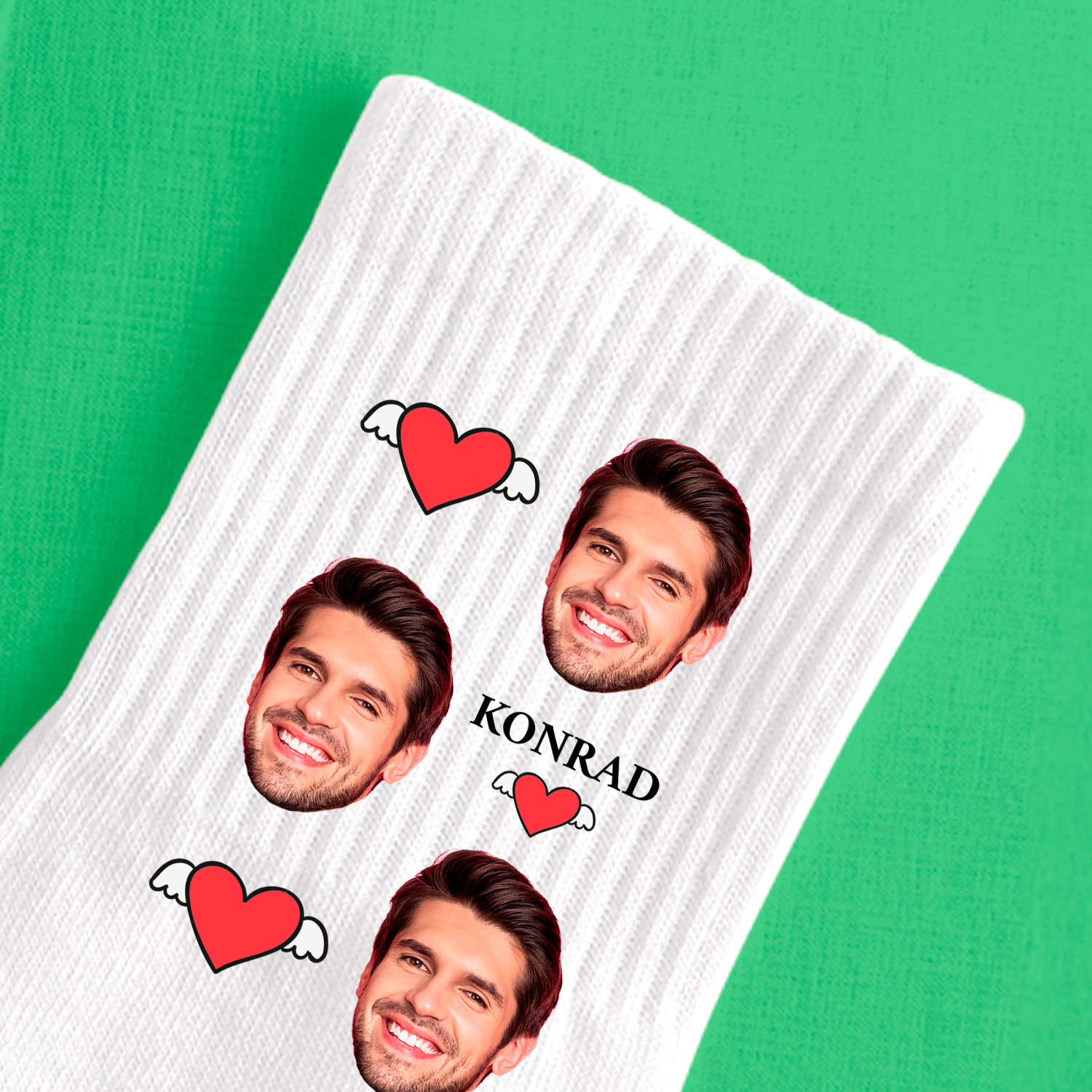 2 x bedruckte Socken im Set FRRAU & MANN - Personalisiertes Geschenk für Paare