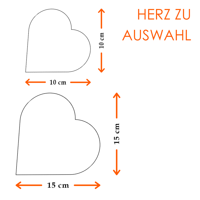 Alles Gute zum Valentinstag - Herz aus Glas, personalisiertes Geschenk für Paar - Adamell.de