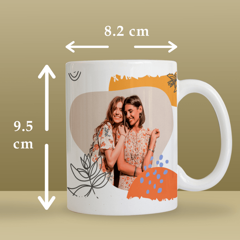 Anhänger + 2x Tasse bedruckt FREUNDE Box 3 in 1 - Geschenkset, personalisiertes Geschenk für Freundinnen - Adamell.de