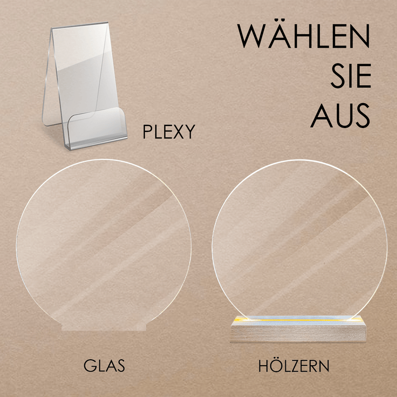 Außerordentliche Großeltern - Druck auf Glas, personalisiertes Geschenk für Großeltern - Adamell.de