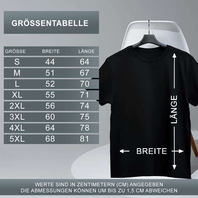 Bedrucktes Herren T-Shirt GRÖSSTE SCHATZ - personalisiertes Geschenk für Mann - Adamell.de