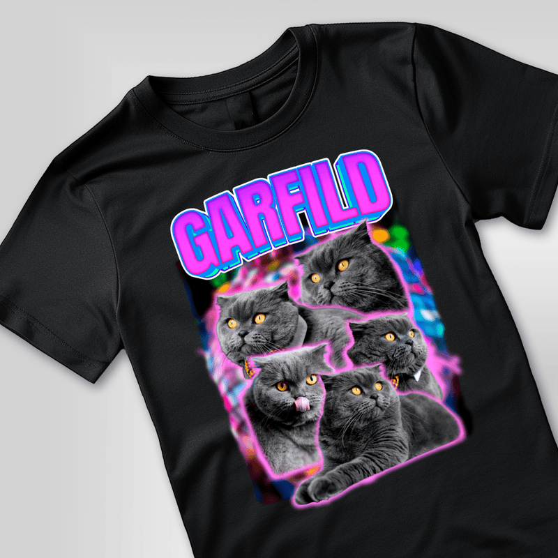 Bedrucktes Unisex T-Shirt KATZE - personalisiertes Geschenk für Hundebesitzer - Adamell.de