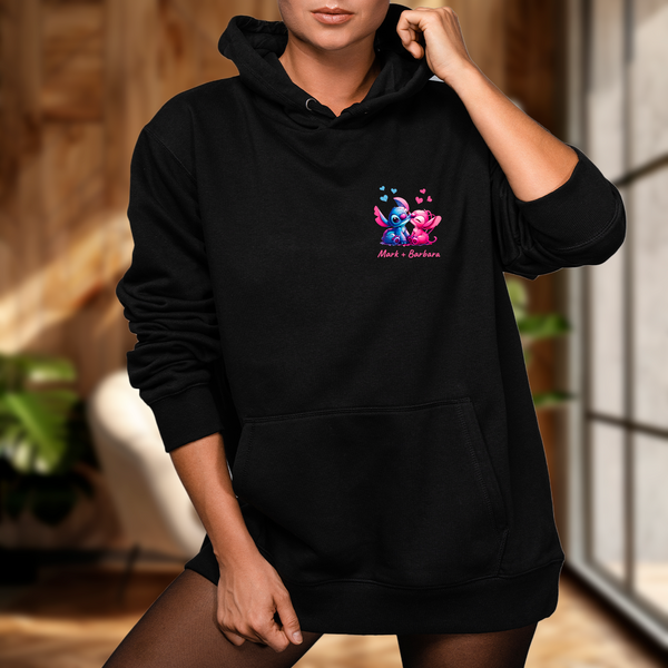 Personalisiertes Damen-Sweatshirt mit eigenem Aufdruck GRAFIKEN + NAMEN  - Geschenk für Frau