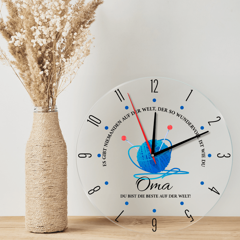 Die beste Großmutter - Uhr, personalisiertes Geschenk für Oma - Adamell.de