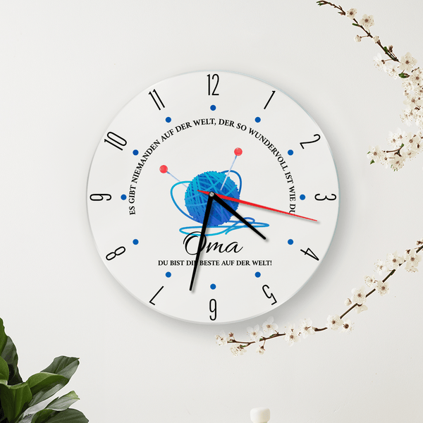 Die beste Großmutter - Uhr, personalisiertes Geschenk für Oma - Adamell.de