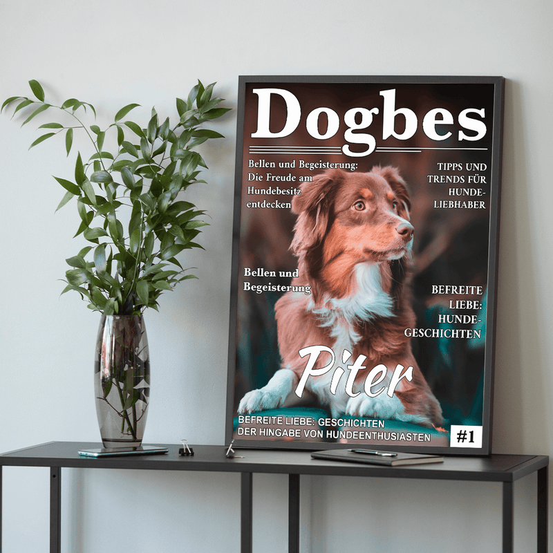 Dogbes - Poster, personalisiertes Geschenk für Hundehalter - Adamell.de