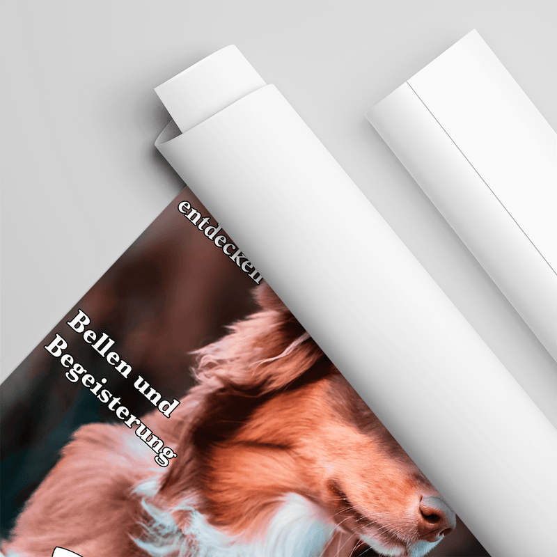 Dogbes - Poster, personalisiertes Geschenk für Hundehalter - Adamell.de