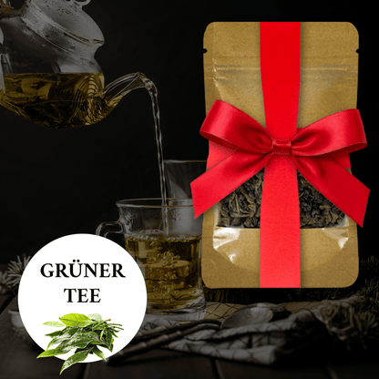 Druck auf GlasA5 + Tasse + Tee, Adamell.de