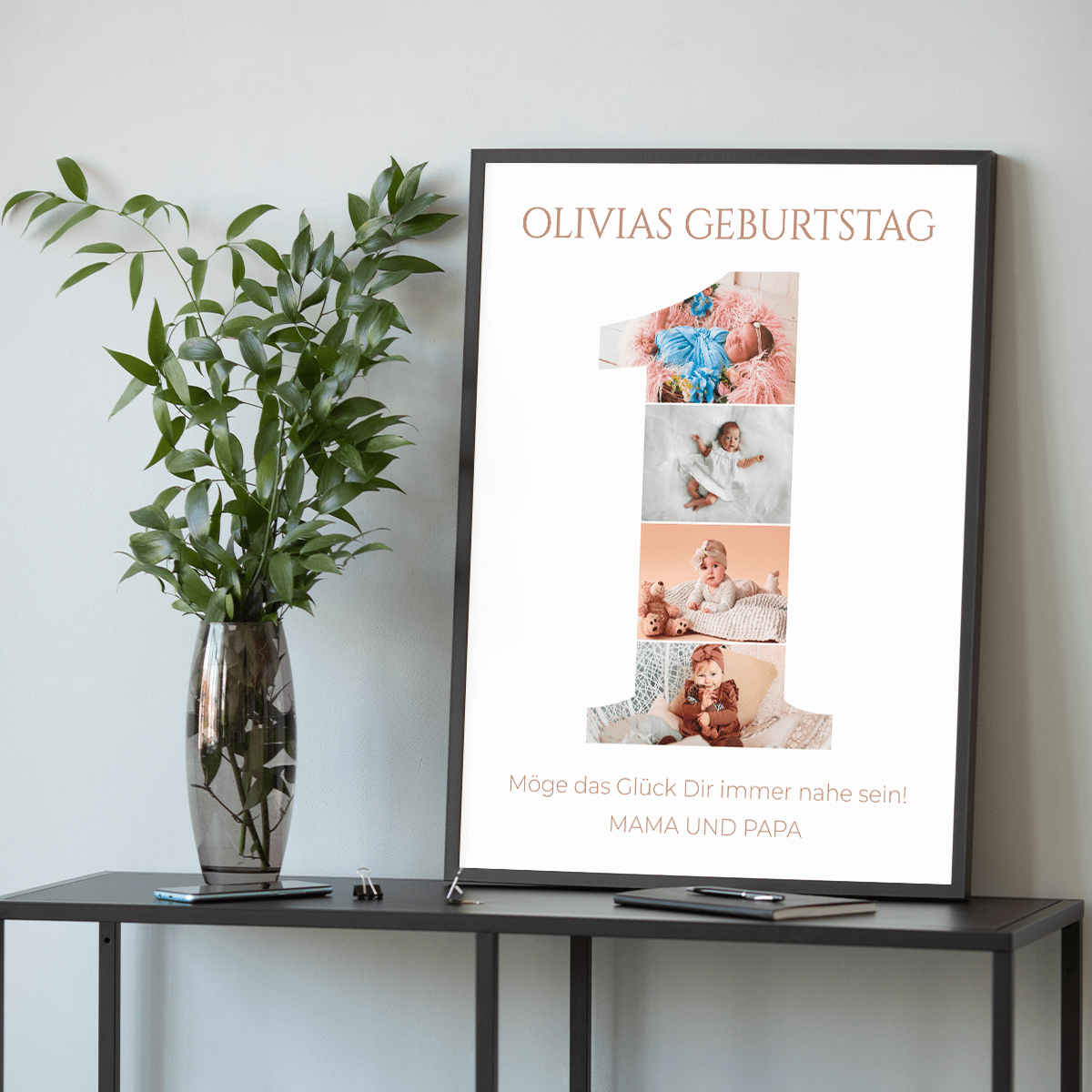 Personalisierbares Geburtstagsbanner Mit Namen & Alter – Für Innen & Außen, Verschiedene Größen & Farben