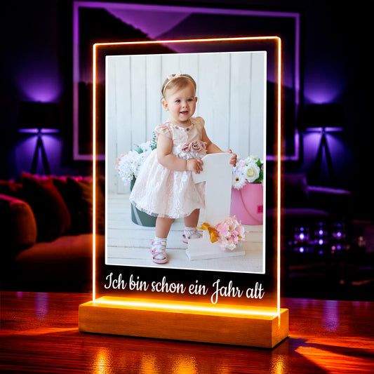 Erstes Jahr – Foto auf Acrylglas