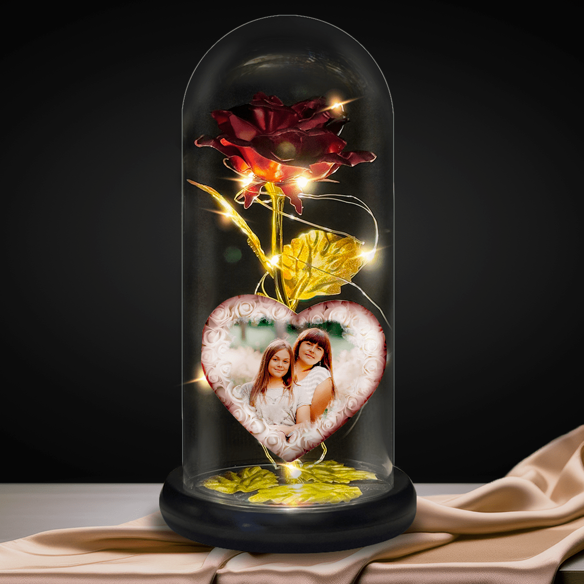 Een echte bewaard gebleven roos, eeuwige roos, duurzame roos, eeuwige