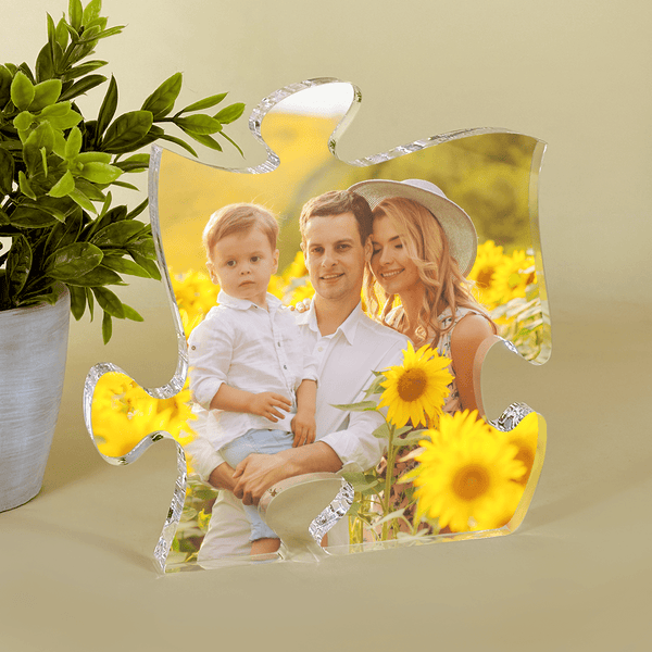 Familienfotografie - Druck auf Glas - das Puzzle, personalisiertes Geschenk für Eltern - Adamell.de