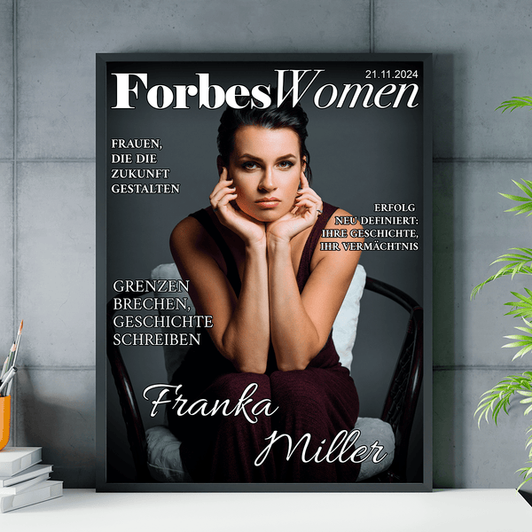 Forbes Women - Poster, personalisiertes Geschenk für Frau - Adamell.de