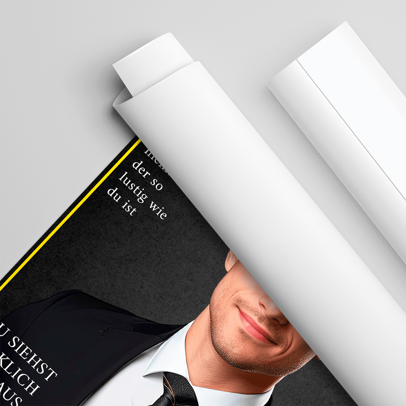 Forbes Zeitschrift - Poster, personalisiertes Geschenk für Chef - Adamell.de