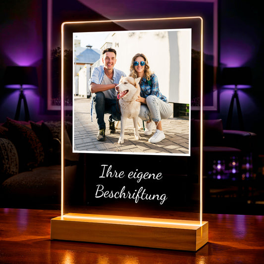 Foto mit beliebiger Beschriftung 2 – Foto auf Acrylglas