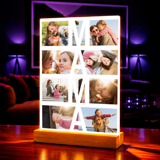 Fotocollage Mama 2 – Foto auf Acrylglas für Mutter