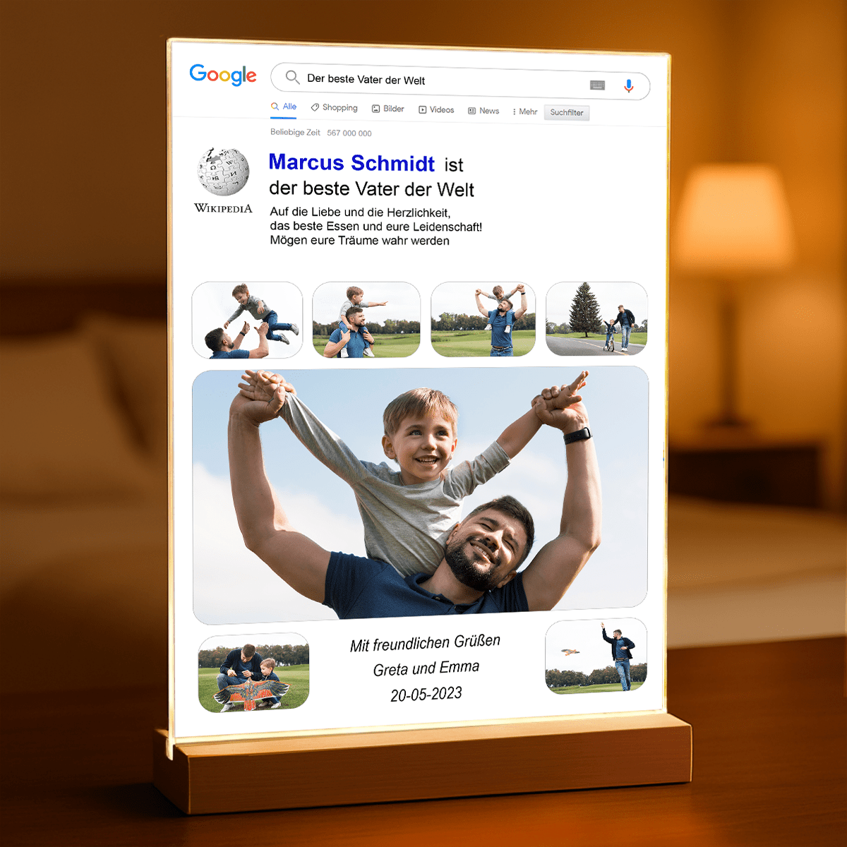 Für Papa, Adamell.de