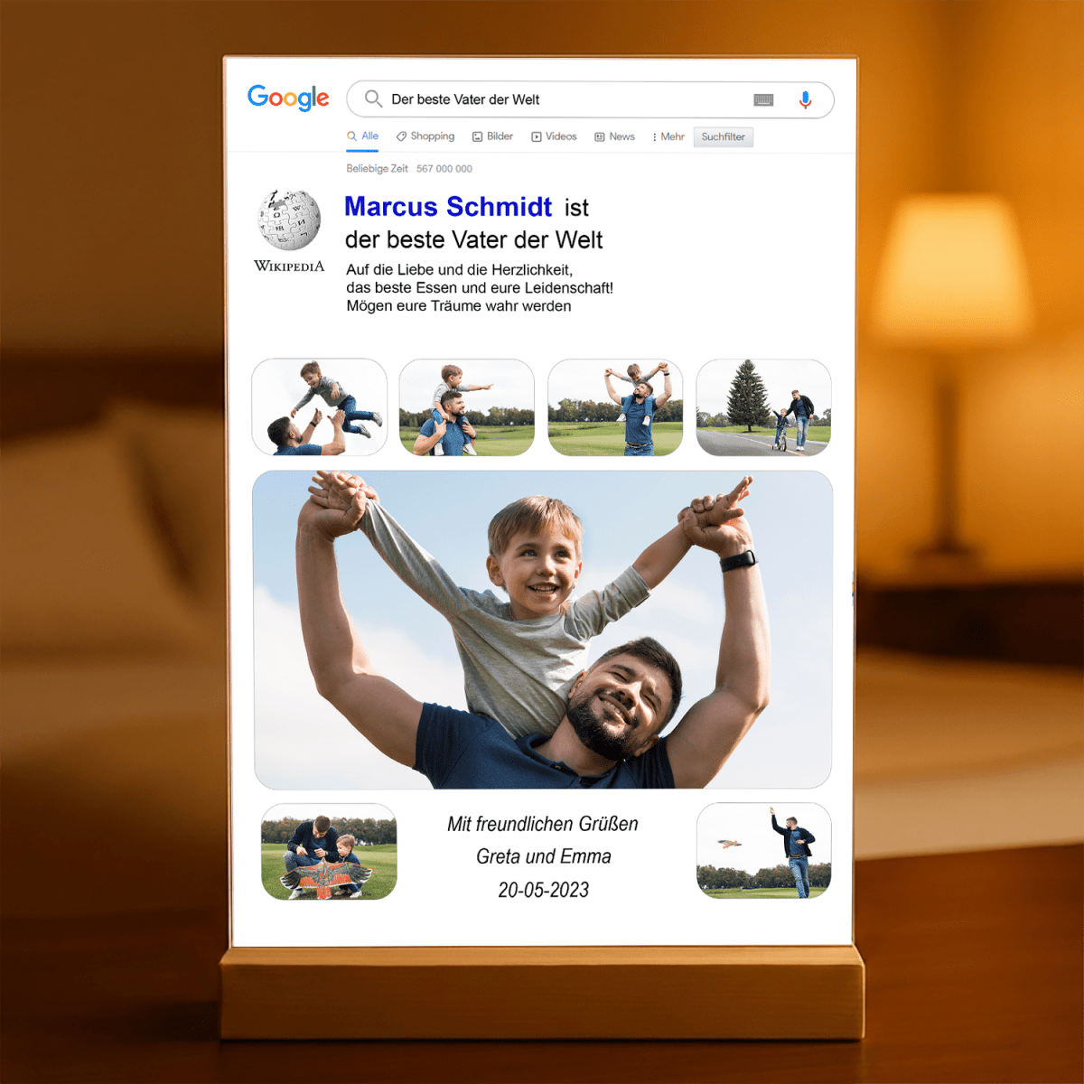 Für Papa, Adamell.de
