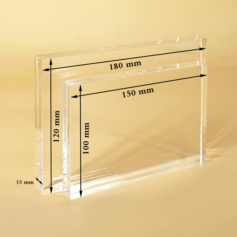 Für unseren ersten Jahrestag - Druck auf Glas, personalisiertes Geschenk für Paar - Adamell.de