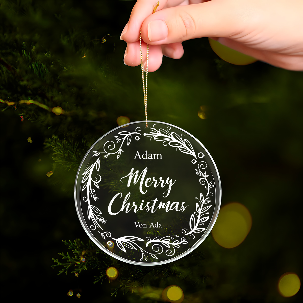 AsfasfasfMerry Christmas für Ihn – Weihnachtskugel für den Mann