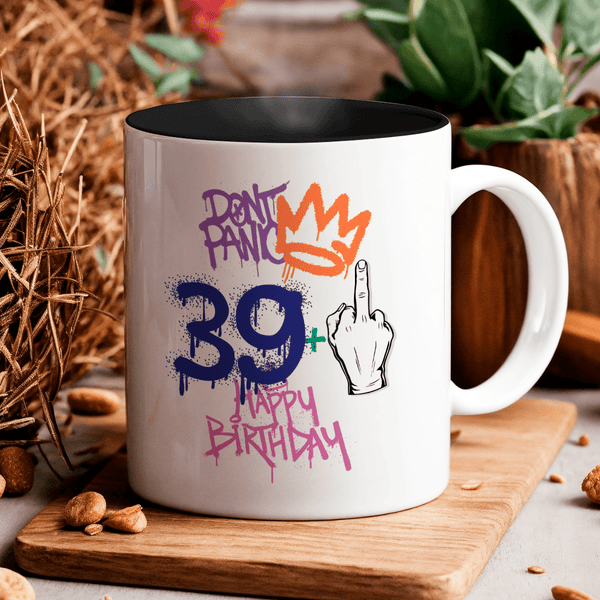 Geburtstag Design - 1x bedruckte Tasse, personalisiertes Geschenk für Mann - Adamell.de