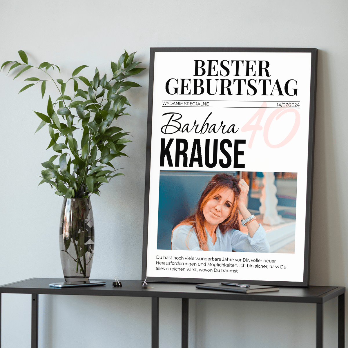 zum 40. geburtstag, Adamell.de