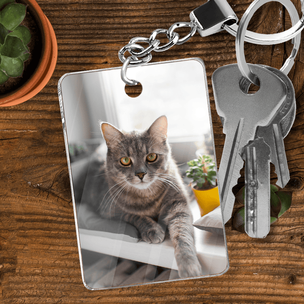 Geliebte Katze - Schlüsselanhänger, personalisiertes Geschenk für Katzenliebhaberin - Adamell.de