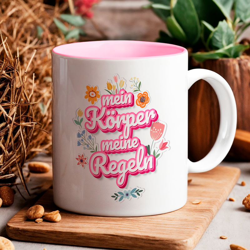 Tassen Set GEBURTSTAGE - 4 x bedruckte Tasse, personalisiertes Geschenk für Frau