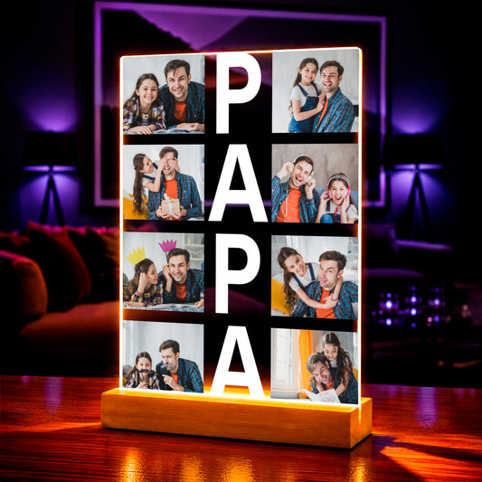 Inschrift Papa 2 – Foto auf Acrylglas
