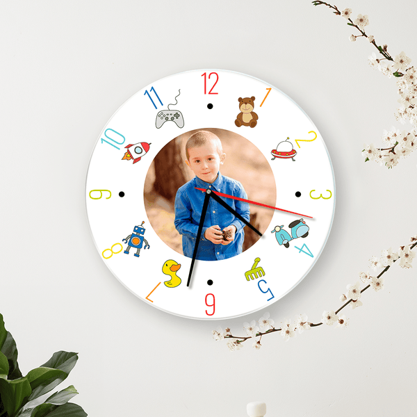 Junge - Uhr, personalisiertes Geschenk für Kind - Adamell.de