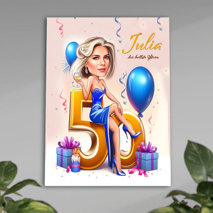 zum 50. geburtstag, Adamell.de