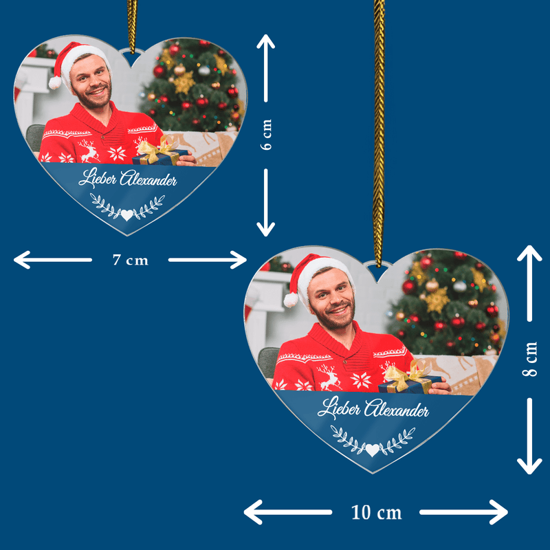 Lieber Ehemann - Christbaumkugel, personalisiertes Geschenk für Ehemann - Adamell.de