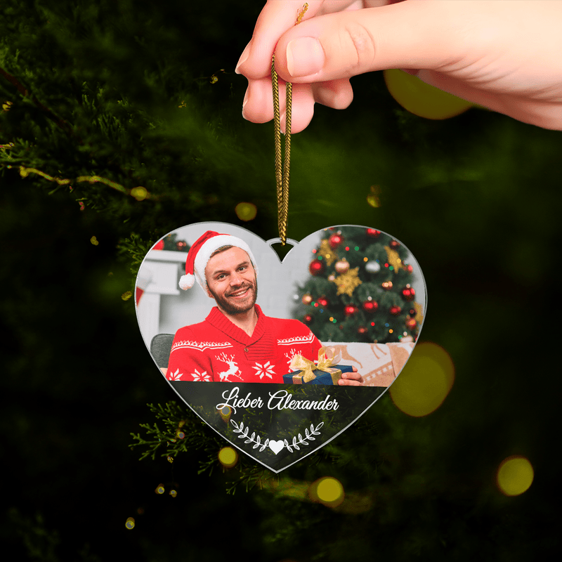 Lieber Ehemann - Christbaumkugel, personalisiertes Geschenk für Ehemann - Adamell.de