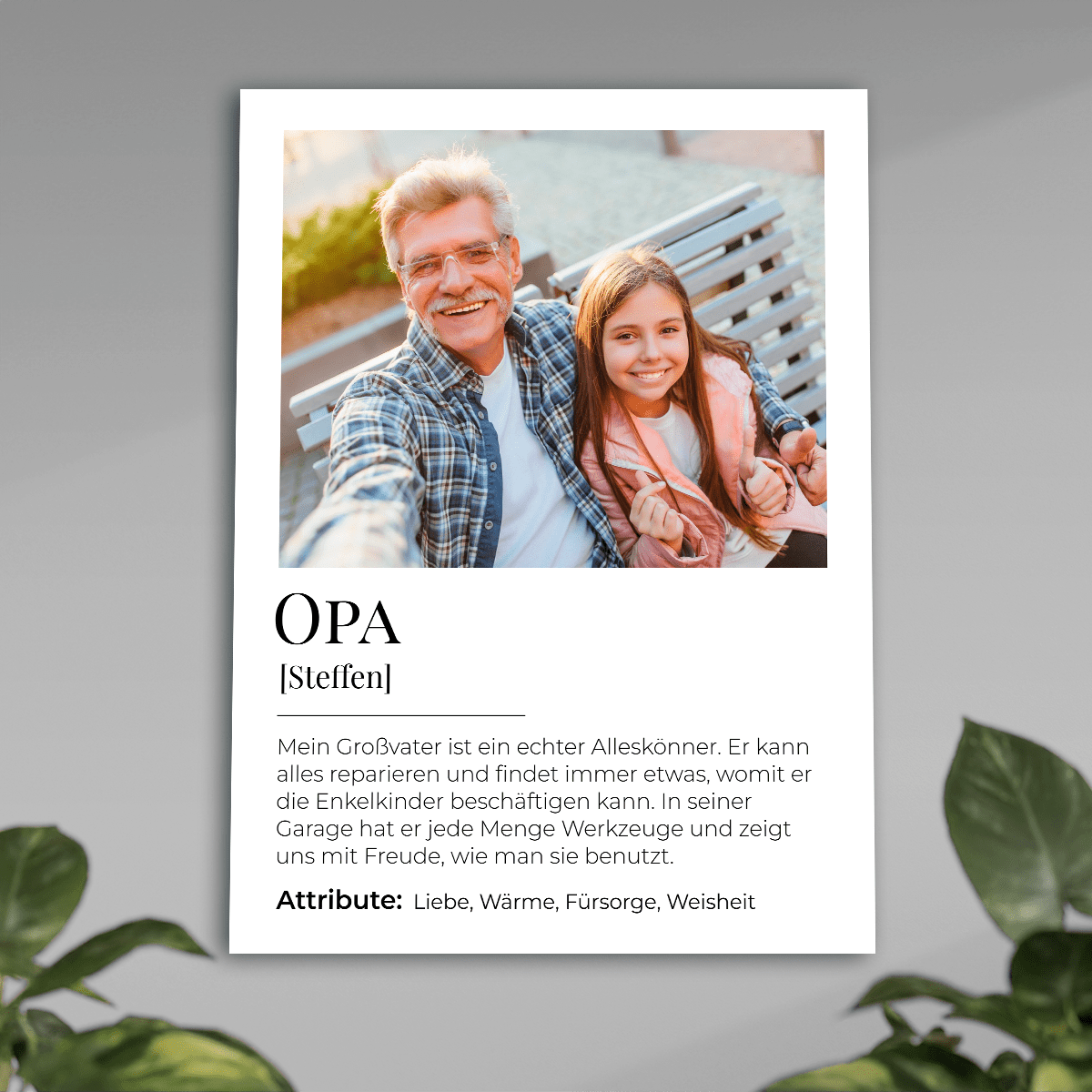 für Opa, Adamell.de