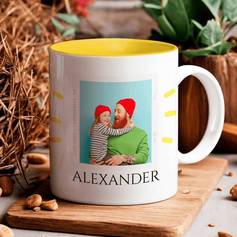 Mein Papa ist der beste - 1x bedruckte Tasse, personalisiertes Geschenk für Papa - Adamell.de