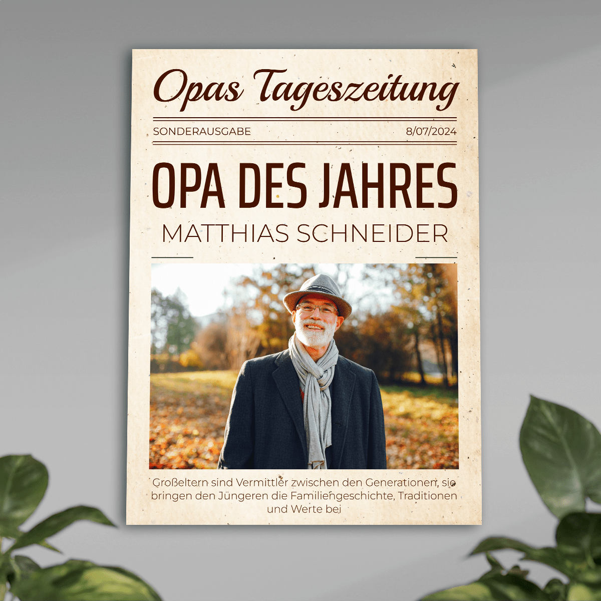 für Opa, Adamell.de