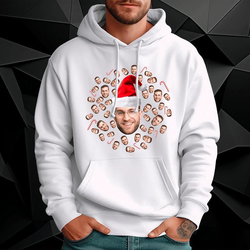 Personalisiertes Herren - Sweatshirt mit eigenem Aufdruck NIKOLAUS - Geschenk für Ehemann - Adamell.de