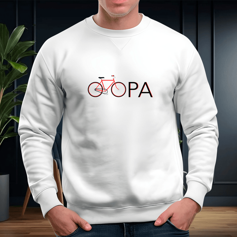 Personalisiertes Herren Sweatshirt mit eigenem Aufdruck OPA - Geschenk für Opa - Adamell.de